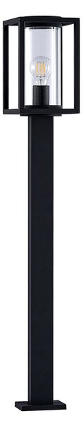 Zewnętrzna Lampa Lucande, Ferda, ściemnialny, czarny, taras, aluminium, nowoczesny