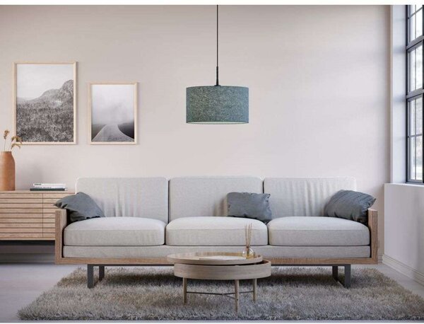 Lampa Wisząca Belid, niebieski, jadalnia, tkanina | tekstylia
