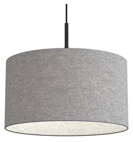 Lampa Wisząca Belid, szary, jadalnia, tkanina | tekstylia