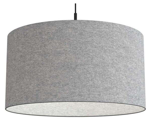Lampa Wisząca Belid, szary, jadalnia, tkanina | tekstylia
