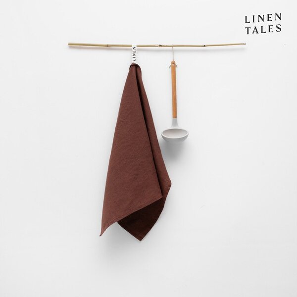 Lniana ścierka 45x65 cm Chocolate – Linen Tales