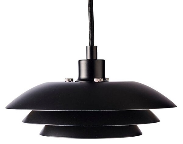 Lampa Wisząca Dyberg Larsen, DL20, ściemnialny, czarny, salon, metal, skandynawski