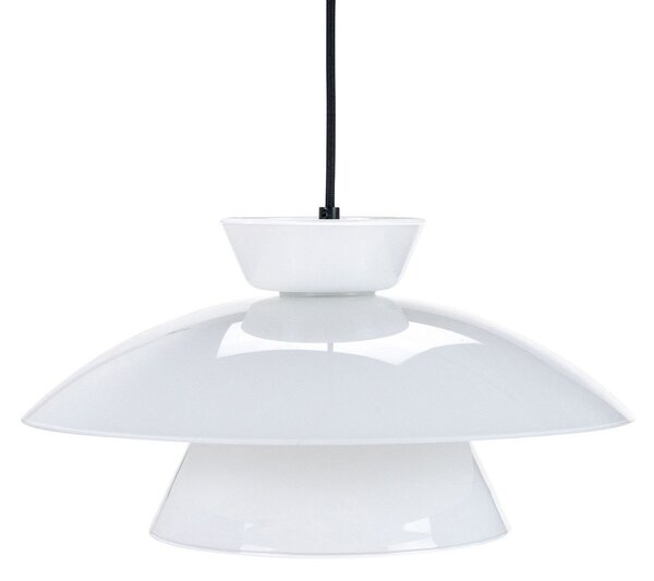 Lampa Wisząca Dyberg Larsen, Valby, ściemnialny, biały, salon, szkło, skandynawski