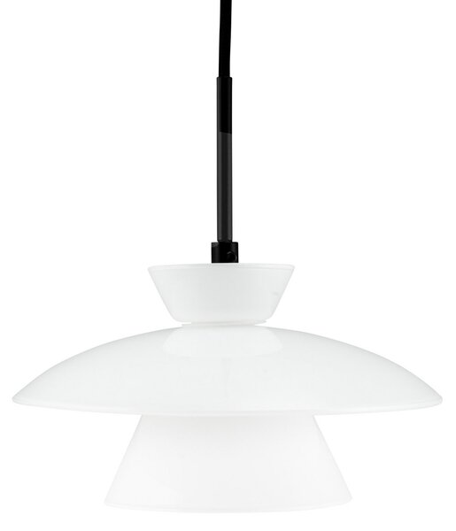 Lampa Wisząca Dyberg Larsen, Valby, ściemnialny, biały, salon, szkło, skandynawski