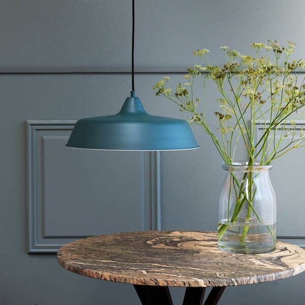 Lampa Wisząca Dyberg Larsen, Raw, ściemnialny, zielony, salon, metal, skandynawski