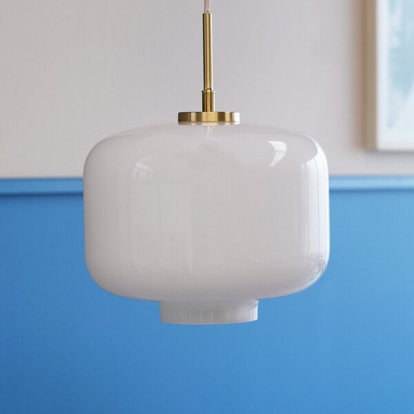 Lampa Wisząca Dyberg Larsen, Arp, ściemnialny, złoty | mosiężny, salon, szkło, design