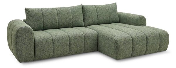 Zielony narożnik (prawostronny/z szezlongiem) Nesty – Bobochic Paris