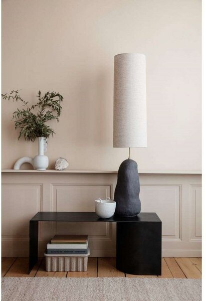 Lampa Podłogowa ferm LIVING, biały, salon, tkanina | tekstylia