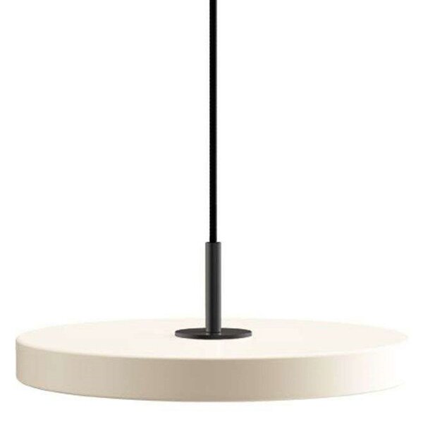 Asteria Lampa Wisząca Mini Pearl White/Black Top - UMAGE