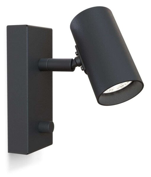 Lampa Ścienna Belid, ściemnialny, czarny, salon, metal