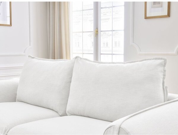 Biała sofa do spania/rozkładana 216 cm Archimede – Bobochic Paris