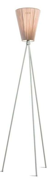 Oslo Wood Lampa Podłogowa Light Grey/Beżowa - Northern