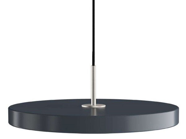 Asteria Lampa Wisząca Anthracite Grey/Steel Top - UMAGE