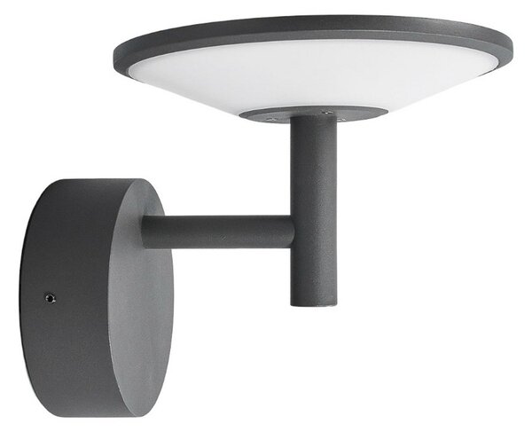Zewnętrzna Lampa Lucande, Fenia, czarny, taras, aluminium, nowoczesny
