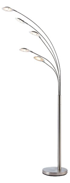Lampa Podłogowa Lindby, Anea, metaliczny, salon, metal, nowoczesny