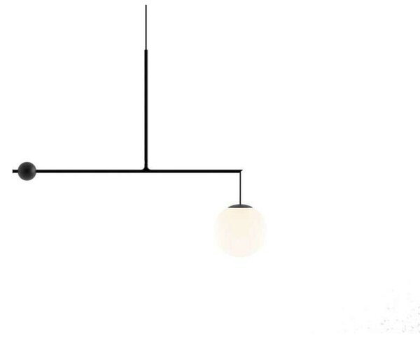 Lampa Wisząca Luceplan, czarny, jadalnia, metal