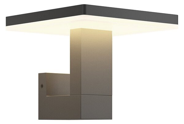 Zewnętrzna Lampa Lucande, Olesia, czarny, taras, aluminium, nowoczesny