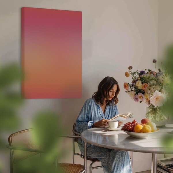 Obraz drukowany na płótnie 70x100 cm Pink Aura – Styler