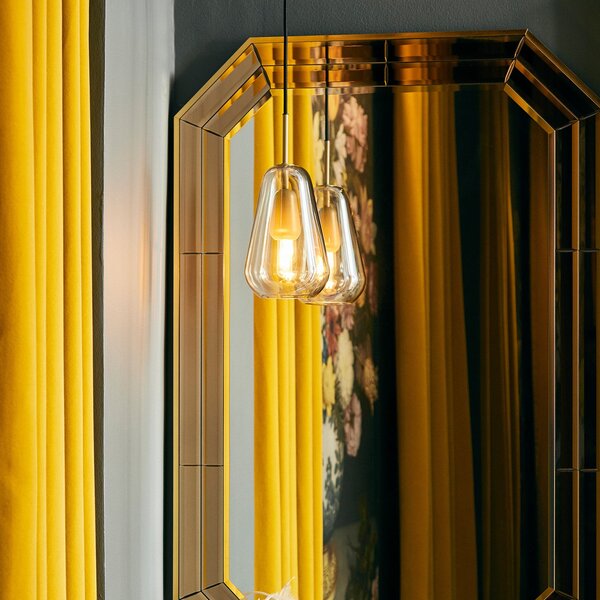Lampa Wisząca Nuura Aps, Anoli 1, ściemnialny, złoty | mosiężny, salon, szkło, design