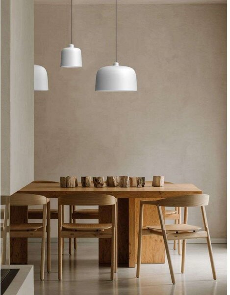 Lampa Wisząca Luceplan, biały, salon, metal