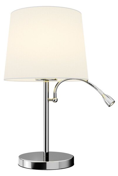Lampa Stołowa Lindby, Benjiro, metaliczny, salon, tkanina | tekstylia, nowoczesny