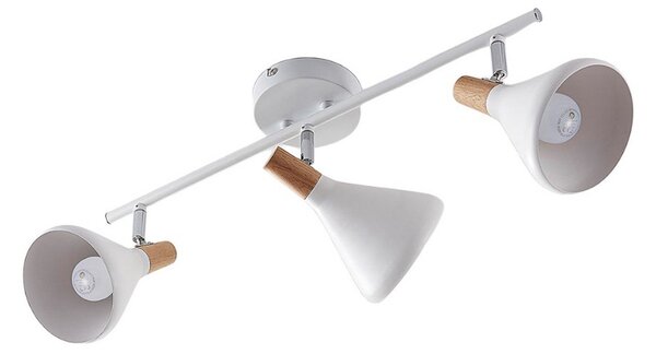 Lampa Sufitowa Lindby, Arina, ściemnialny, biały, sypialnia, metal, nowoczesny