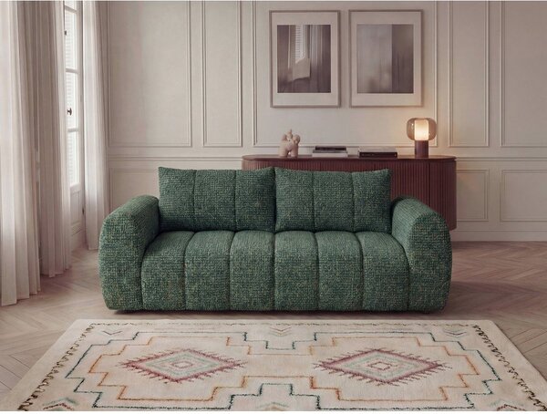 Ciemnozielona sofa 242 cm Nesty – Bobochic Paris