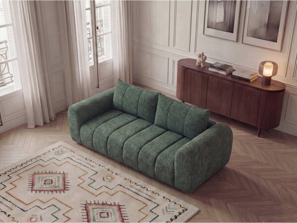 Ciemnozielona sofa 242 cm Nesty – Bobochic Paris