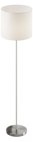 Lampa Podłogowa Lindby, Everly, biały, salon, tkanina | tekstylia, nowoczesny