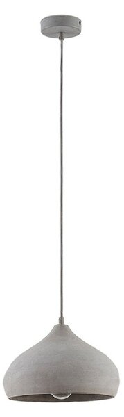 Lampa Wisząca Lindby, Morton, ściemnialny, szary, salon, beton, nowoczesny