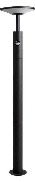 Zewnętrzna Lampa Lucande, Fenia, czarny, taras, aluminium, nowoczesny