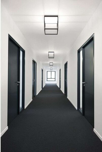 Lampa Sufitowa Serien Lighting, ściemnialny, czarny, salon, aluminium
