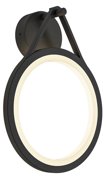 Zewnętrzna Lampa Lucande, Mirco, czarny, taras, metal, nowoczesny