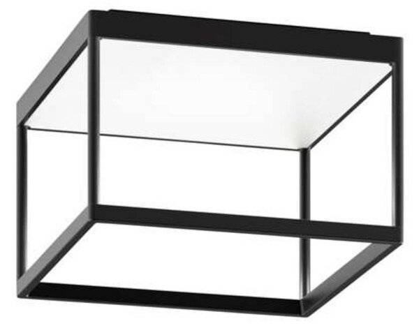Lampa Sufitowa Serien Lighting, ściemnialny, czarny, salon, aluminium