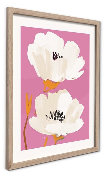Obraz drukowany z ramą w zestawie 30x40 cm Peony Bloom – Styler