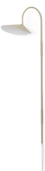 Lampa Ścienna ferm LIVING, Arum Swivel Tall, beżowy, salon, metal, design