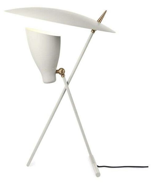 Lampa Stołowa Warm Nordic, Silhouette, biały, salon, metal, design
