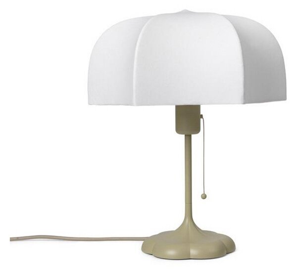 Lampa Stołowa ferm LIVING, Poem, beżowy, salon, metal, design
