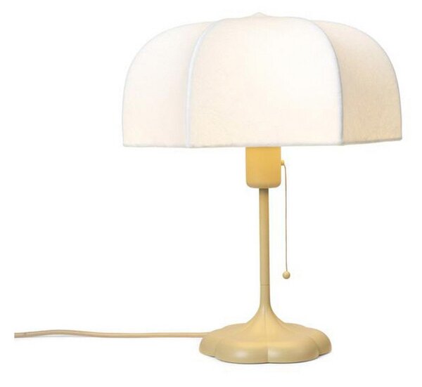 Lampa Stołowa ferm LIVING, Poem, beżowy, salon, metal, design