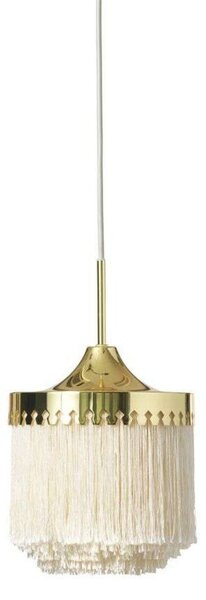 Lampa Wisząca Warm Nordic, Fringe, ściemnialny, beżowy, salon, metal, vintage