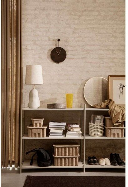 Lampa Stołowa ferm LIVING, biały, salon, tkanina | tekstylia