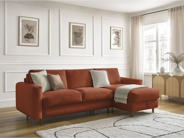 Pomarańczowy narożnik Nouveau Cocoone – Bobochic Paris