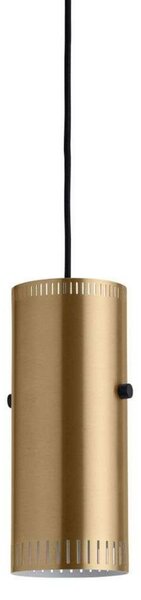 Lampa Wisząca Warm Nordic, Trombone Cylinder, ściemnialny, złoty | mosiężny, salon, metal, design