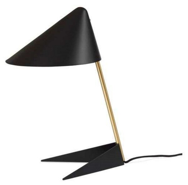 Lampa Stołowa Warm Nordic, Ambience, czarny, salon, metal, design