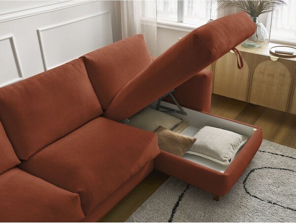 Pomarańczowy narożnik Nouveau Cocoone – Bobochic Paris