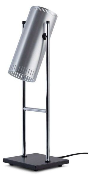 Lampa Stołowa Warm Nordic, Trombone, metaliczny, salon, aluminium, design