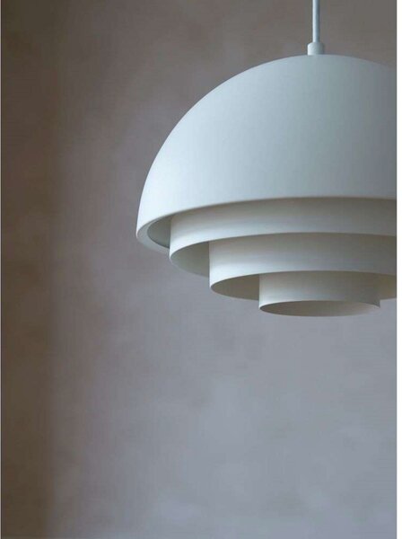Lampa Wisząca Warm Nordic, Milieu Colour, ściemnialny, biały, salon, metal, skandynawski