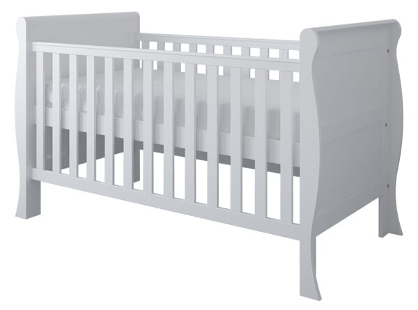 Białe Łóżeczko - tapczanik GLAMOUR 3w1 140x70