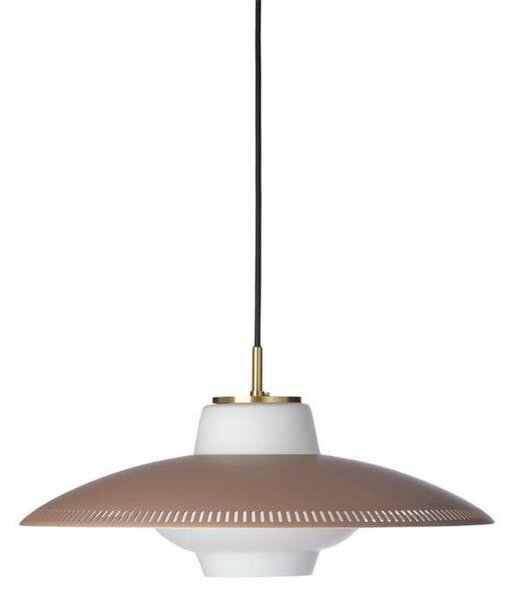 Lampa Wisząca Warm Nordic, Opal Shade, ściemnialny, brąz rdzawy, jadalnia, metal, skandynawski