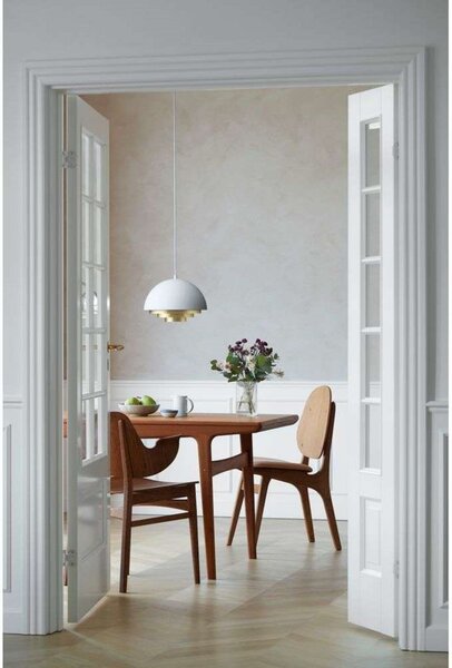 Lampa Wisząca Warm Nordic, Milieu Colour Mini, ściemnialny, biały, salon, metal, skandynawski